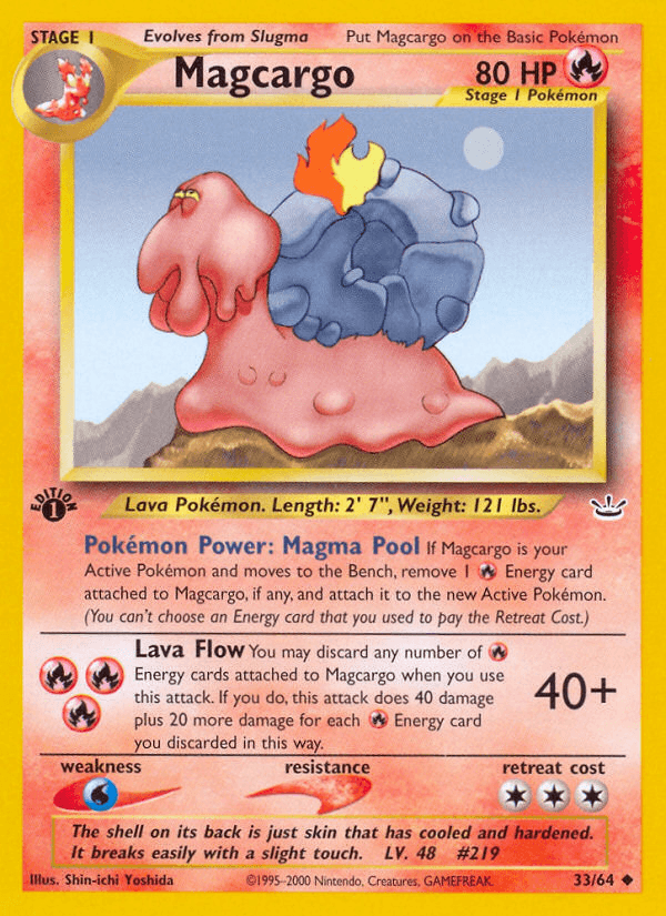 Magcargo (Neo Revelation) #33 card art