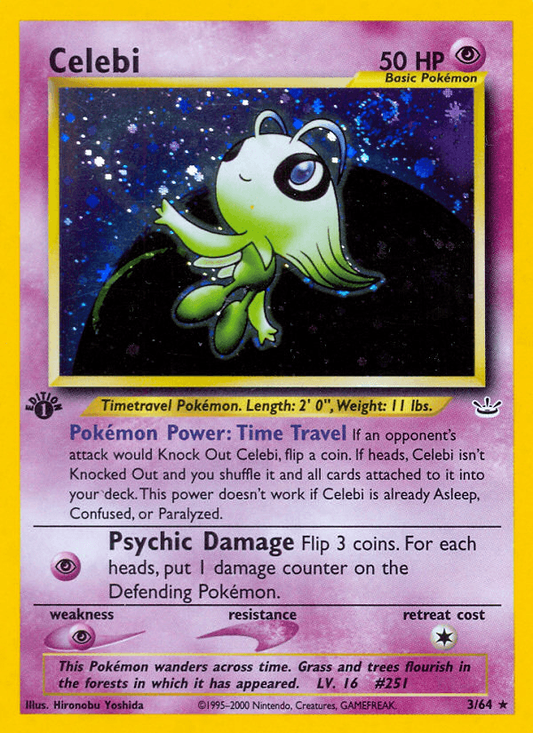 Celebi (Neo Revelation) #3 card art