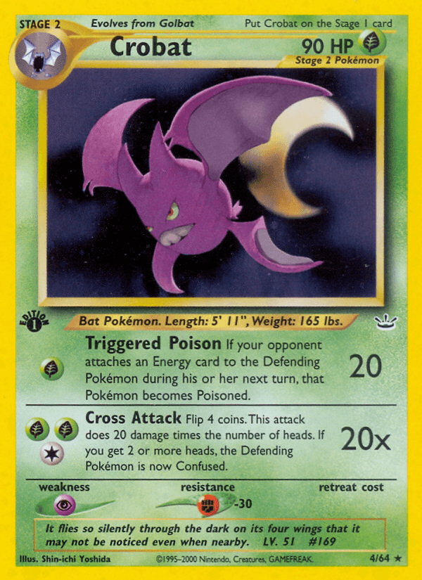 Crobat (Neo Revelation) #4 card art