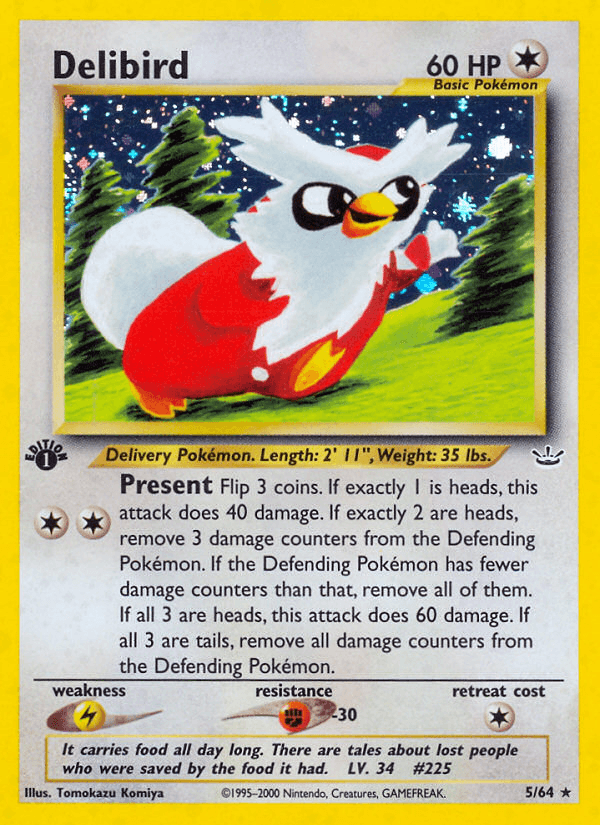 Delibird (Neo Revelation) #5 card art
