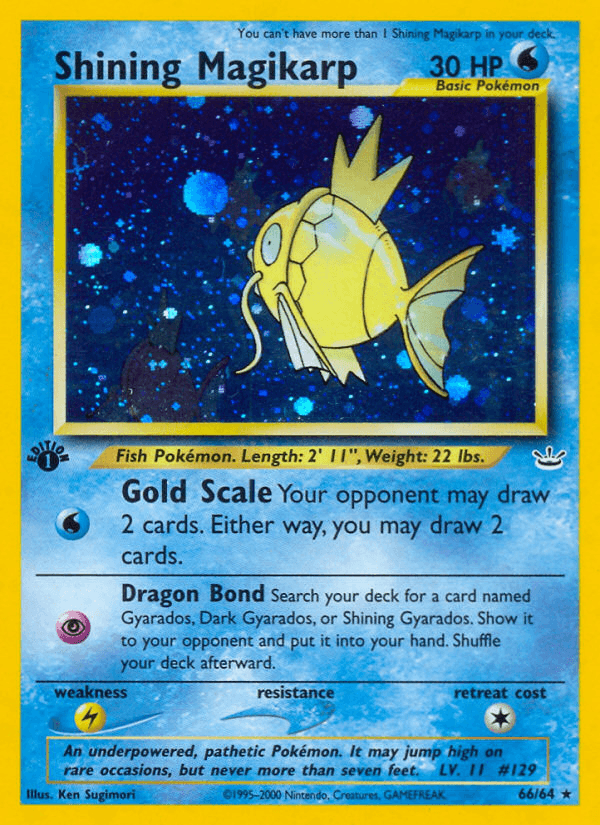 Shining Magikarp (Neo Revelation) #66 card art