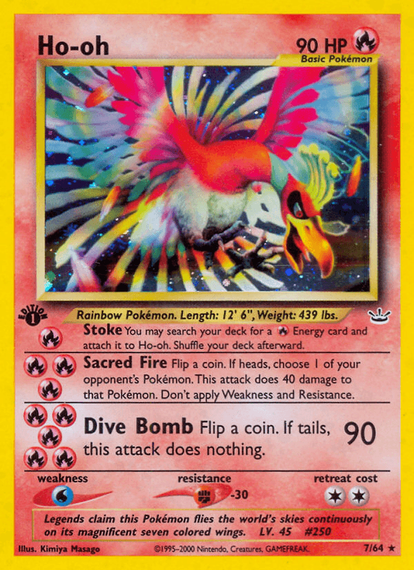 Ho-oh (Neo Revelation) #7 card art