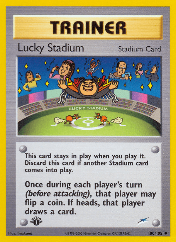 Lucky Stadium (Neo Destiny) #100 card art