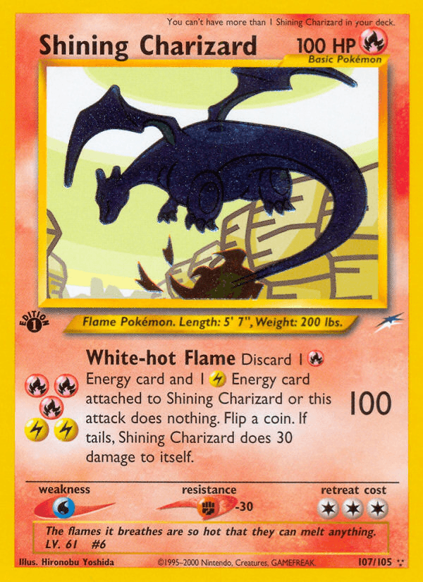Shining Charizard (Neo Destiny) #107 card art