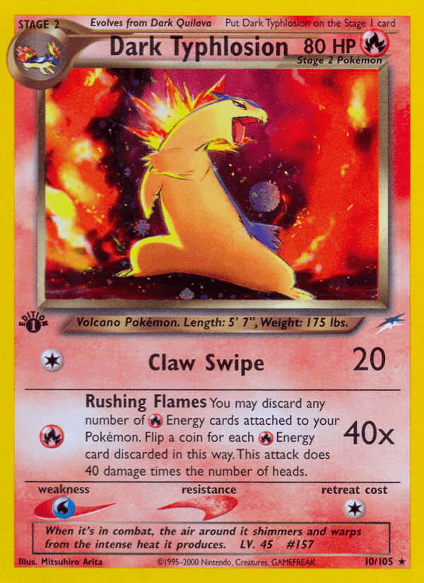 Dark Typhlosion (Neo Destiny) #10 card art