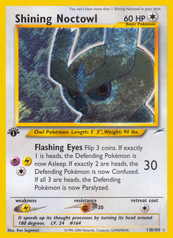 Shining Noctowl (Neo Destiny) #110 card art