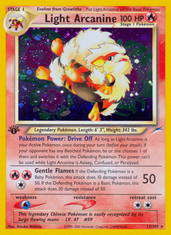 Light Arcanine (Neo Destiny) #12