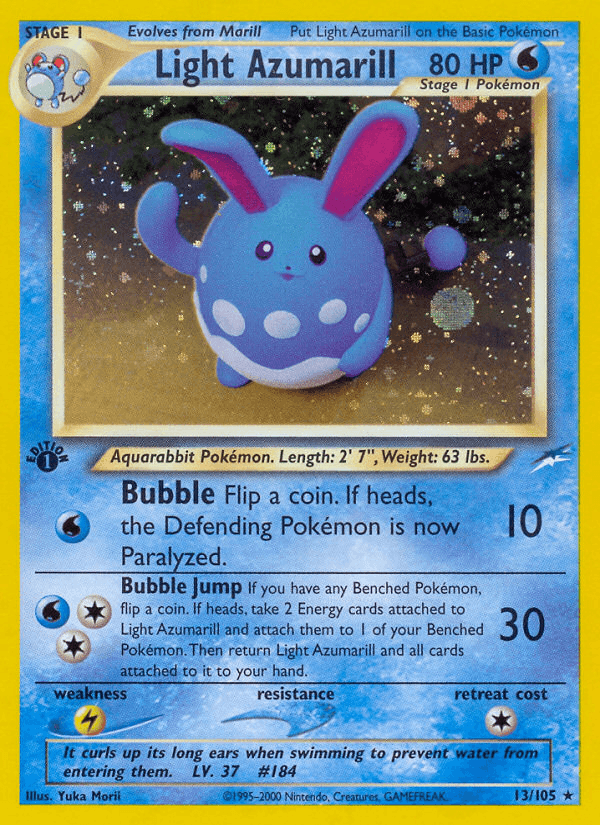 Light Azumarill (Neo Destiny) #13 card art