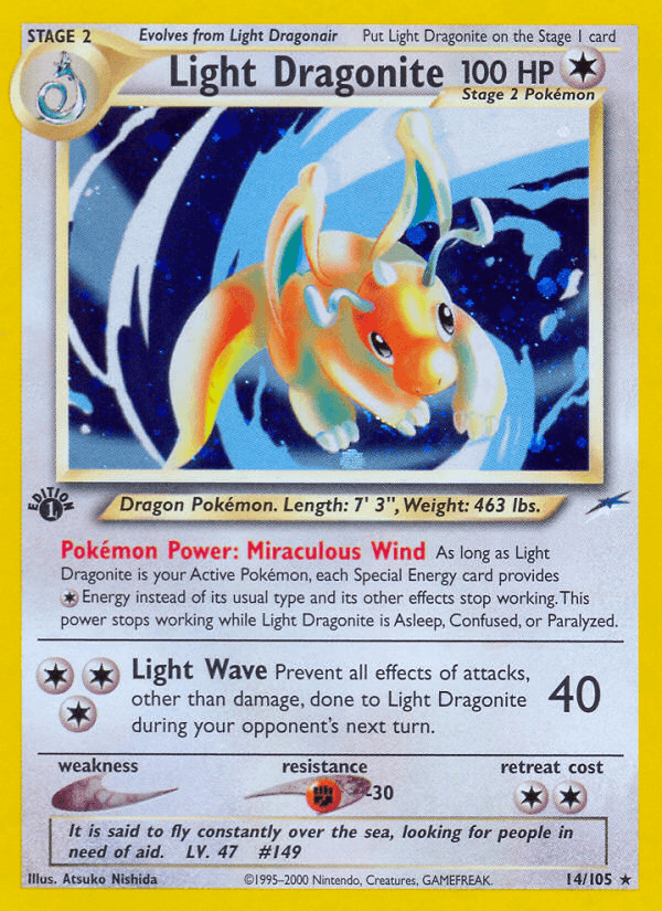 Light Dragonite (Neo Destiny) #14