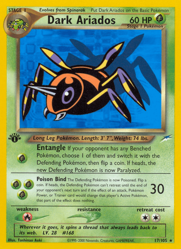 Dark Ariados (Neo Destiny) #17 card art