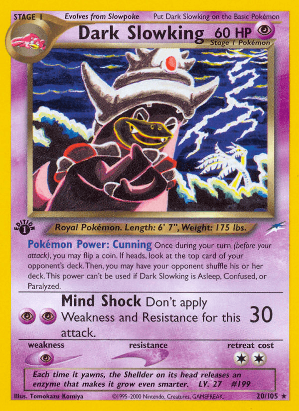 Dark Slowking (Neo Destiny) #20 card art