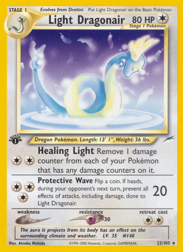 Light Dragonair (Neo Destiny) #22 card art