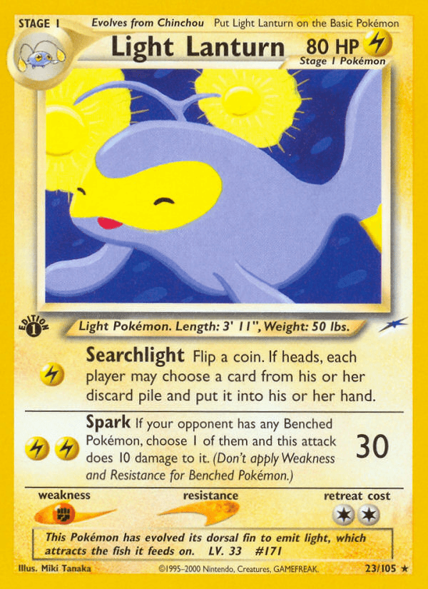 Light Lanturn (Neo Destiny) #23 card art