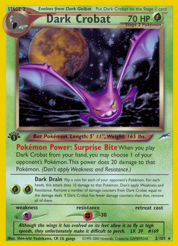 Dark Crobat (Neo Destiny) #2 card art
