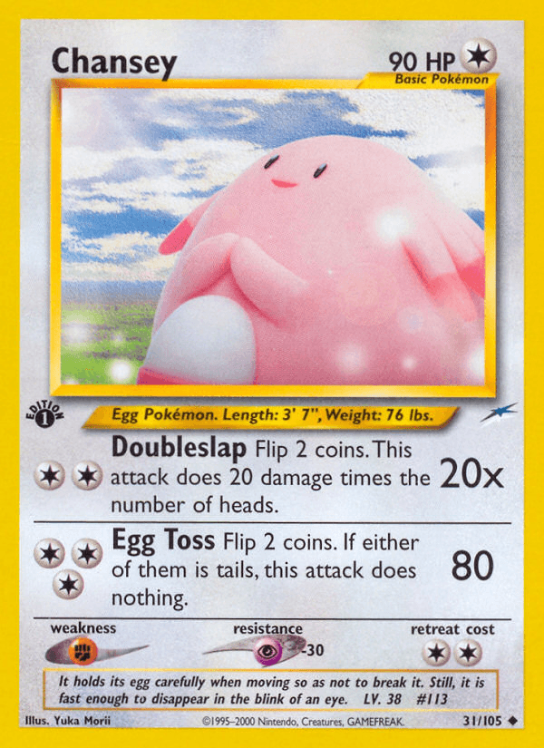 Chansey (Neo Destiny) #31 card art