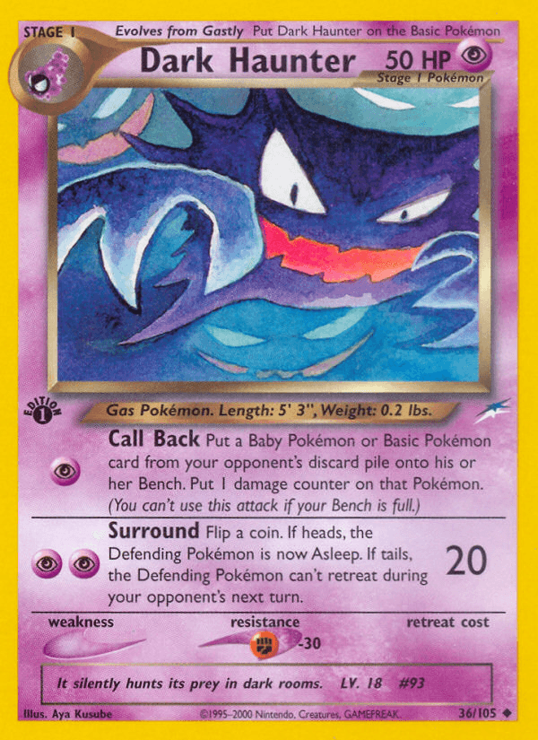 Dark Haunter (Neo Destiny) #36 card art