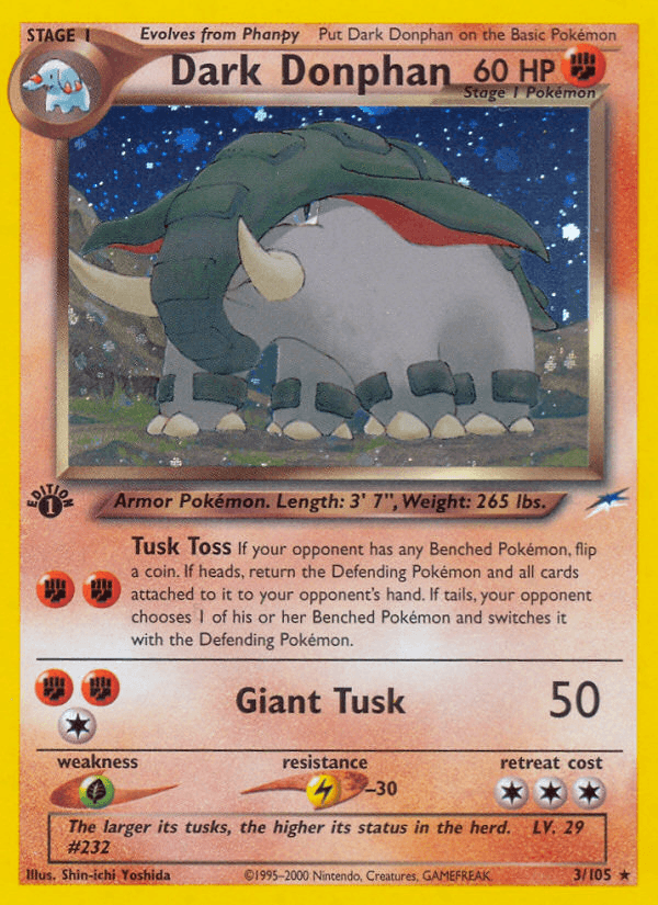 Dark Donphan (Neo Destiny) #3 card art
