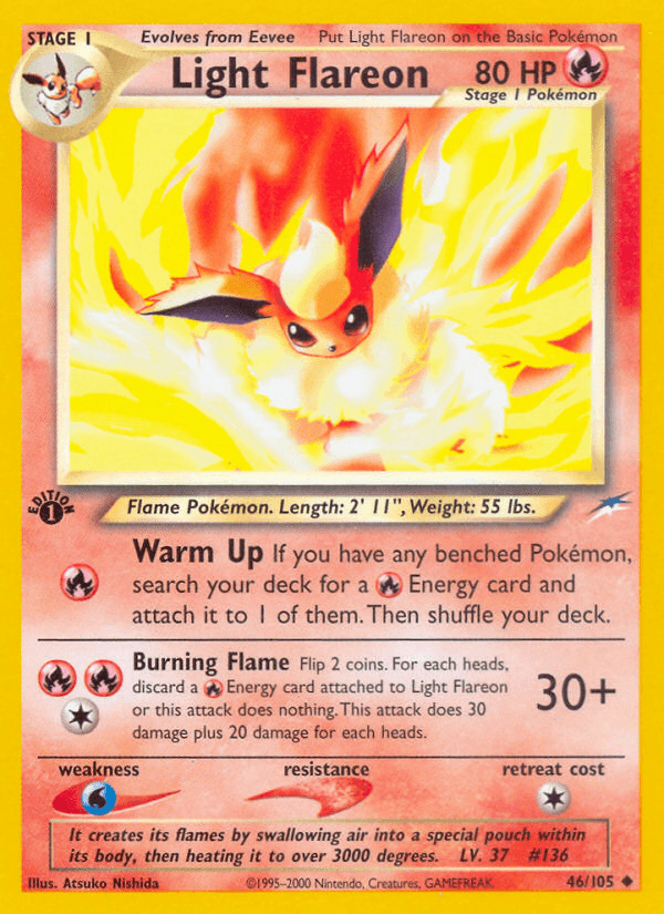 Light Flareon (Neo Destiny) #46 card art