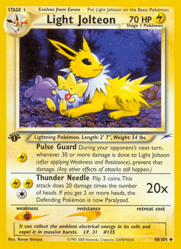Light Jolteon (Neo Destiny) #48 card art