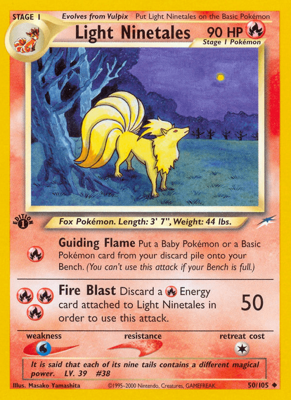 Light Ninetales (Neo Destiny) #50 card art