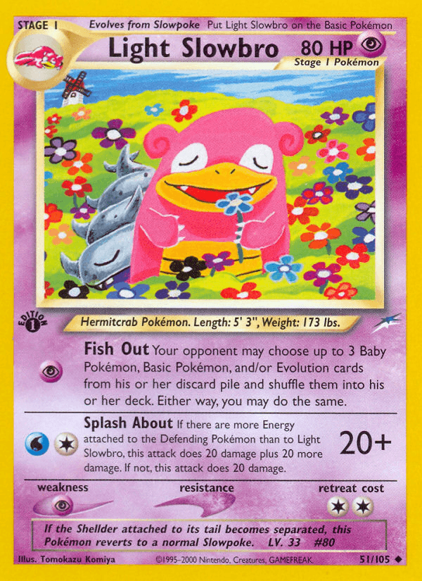 Light Slowbro (Neo Destiny) #51 card art