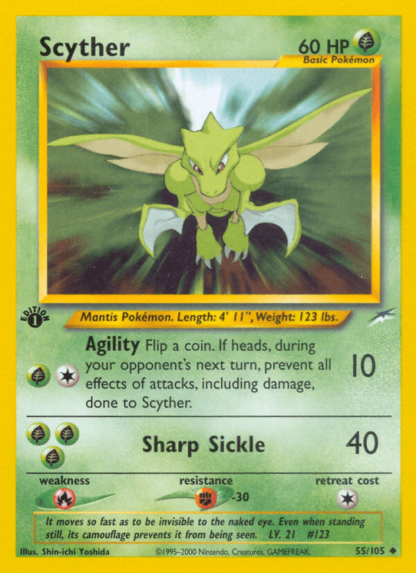 Scyther (Neo Destiny) #55 card art