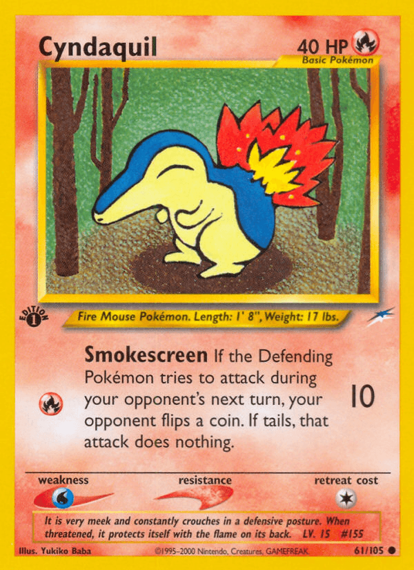 Cyndaquil (Neo Destiny) #61 card art