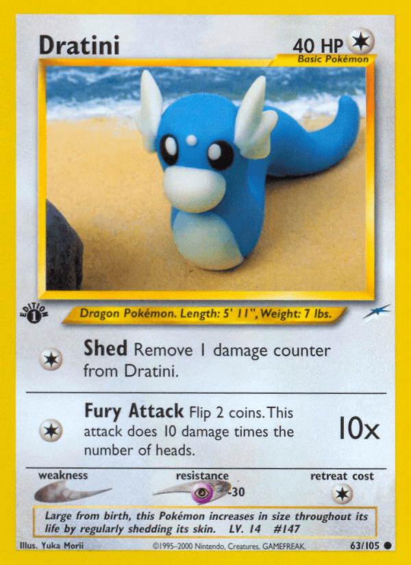 Dratini (Neo Destiny) #63 card art