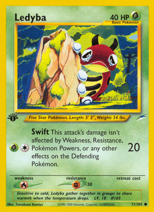 Ledyba (Neo Destiny) #71 card art
