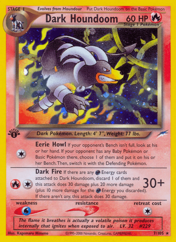 Dark Houndoom (Neo Destiny) #7 card art