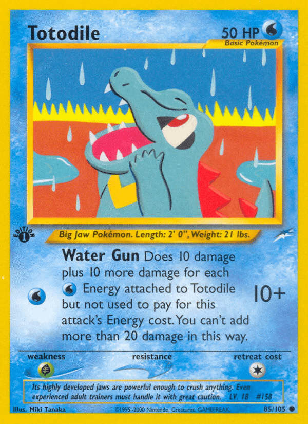 Totodile (Neo Destiny) #85 card art