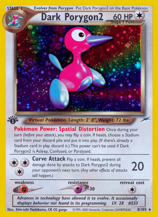 Dark Porygon2 (Neo Destiny) #8 card art