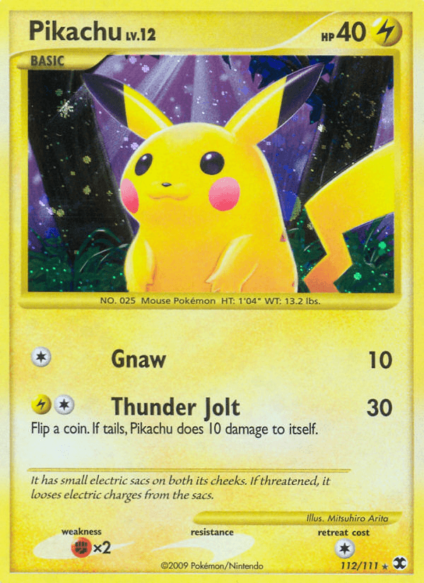 Pikachu (Rising Rivals) #112
