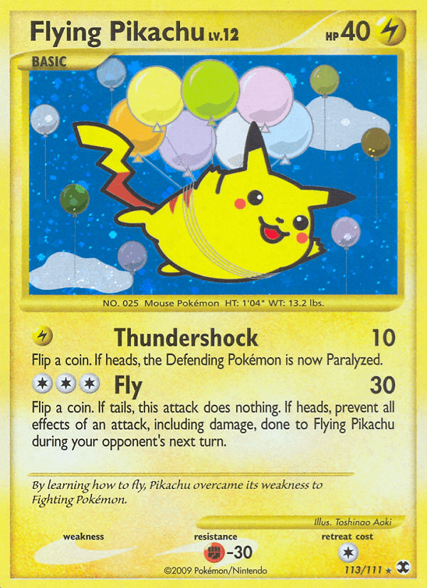 Flying Pikachu (Rising Rivals) #113