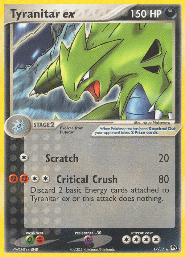 Tyranitar ex (POP Series 1) #17