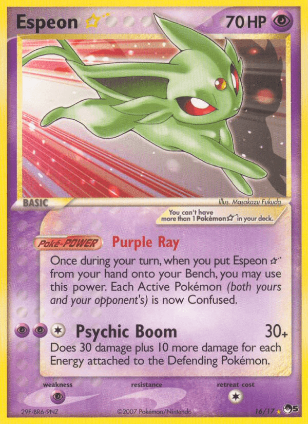 Espeon ★ (POP Series 5) #16 card art