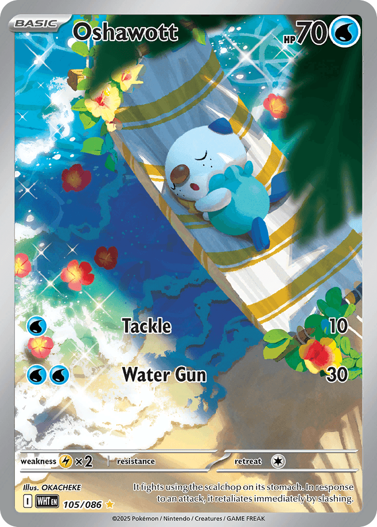 Oshawott (White Flare) #105
