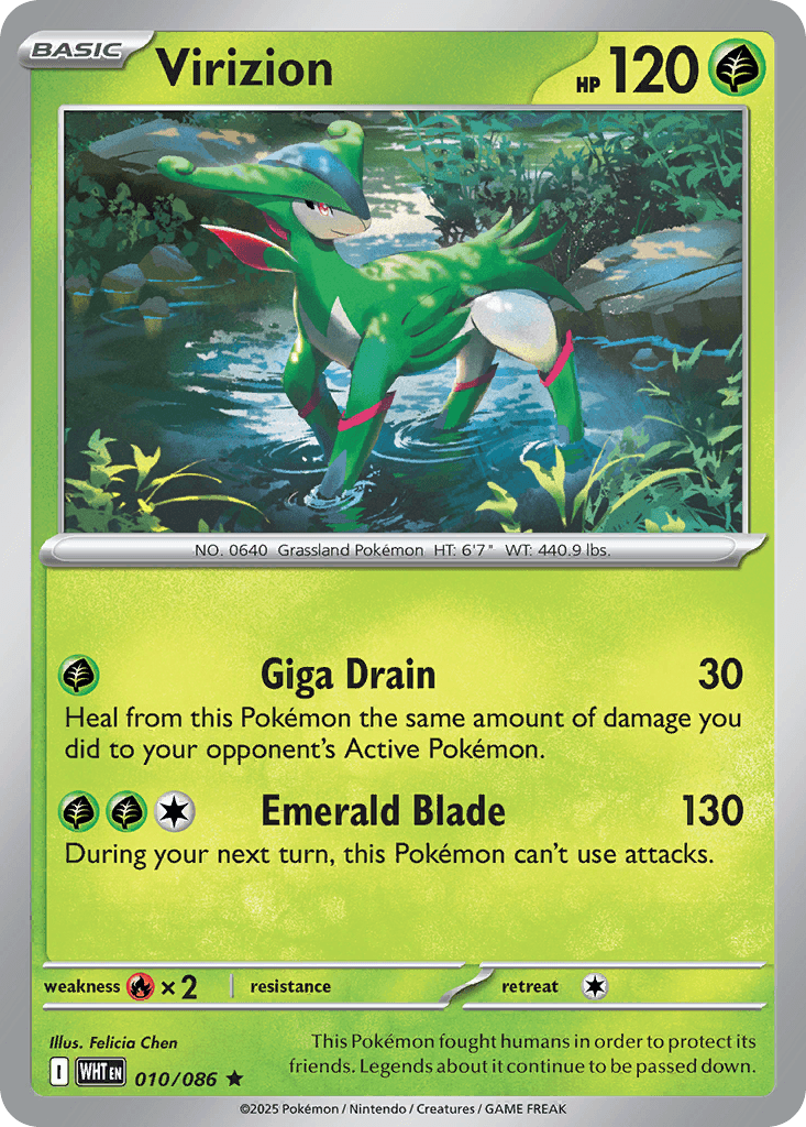 Virizion (White Flare) #10 card art