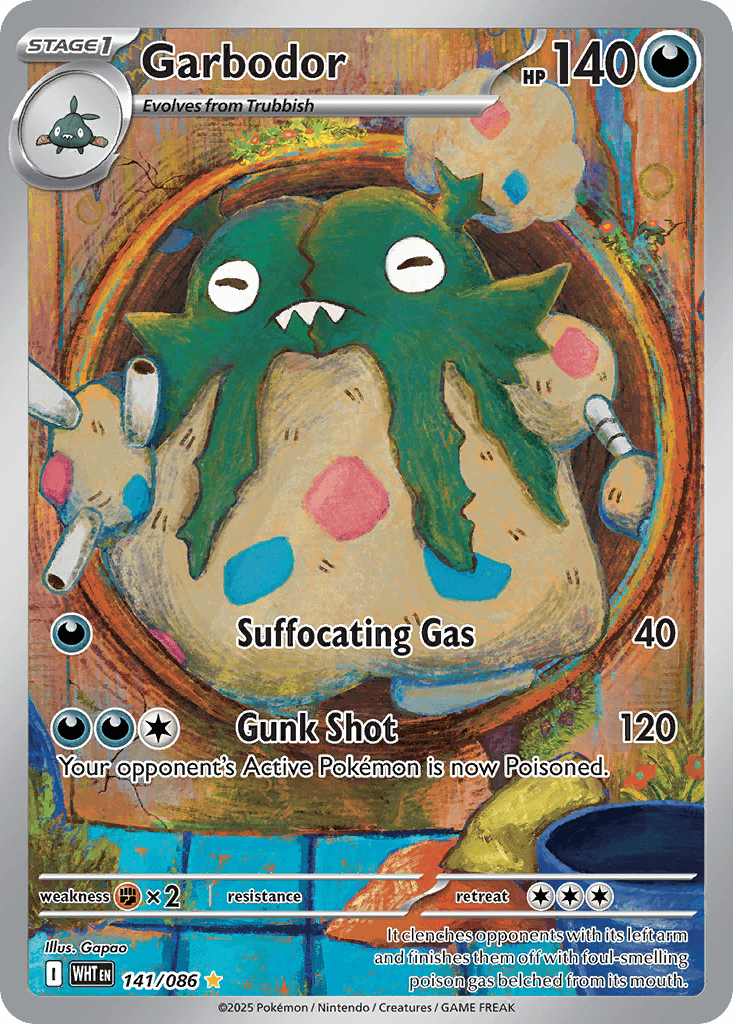 Garbodor (White Flare) #141 card art