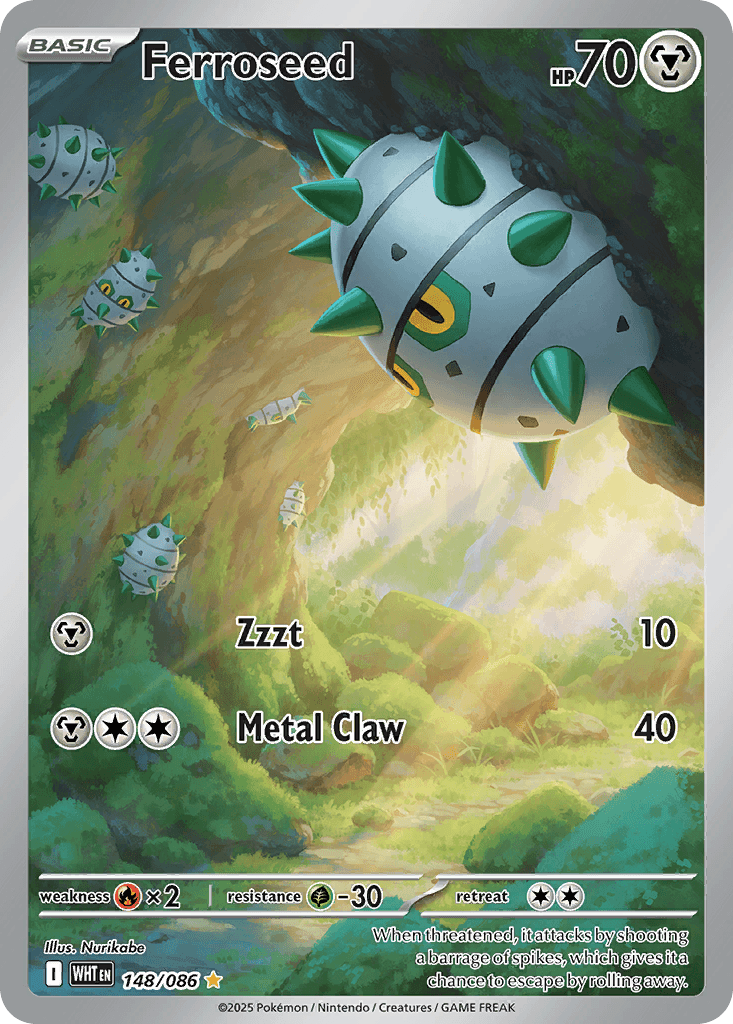 Ferroseed (White Flare) #148 card art