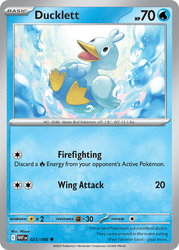 Ducklett (White Flare) #25 card art
