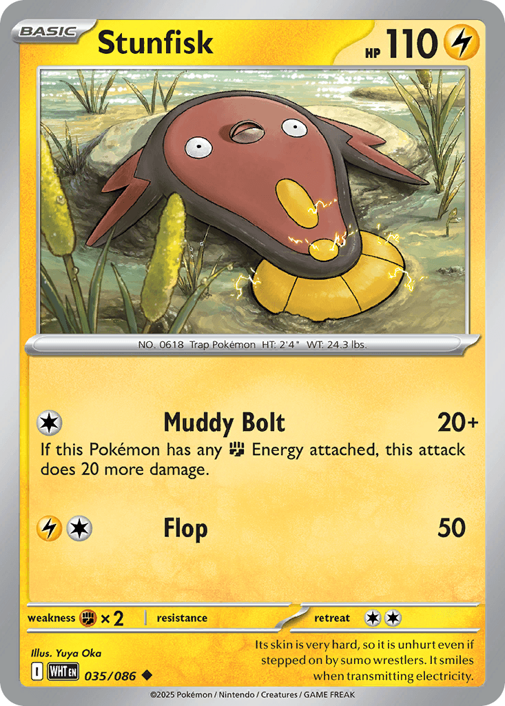 Stunfisk (White Flare) #35 card art