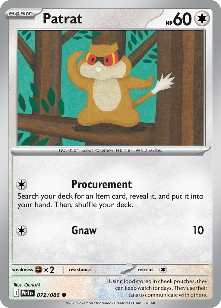 Patrat (White Flare) #72 card art