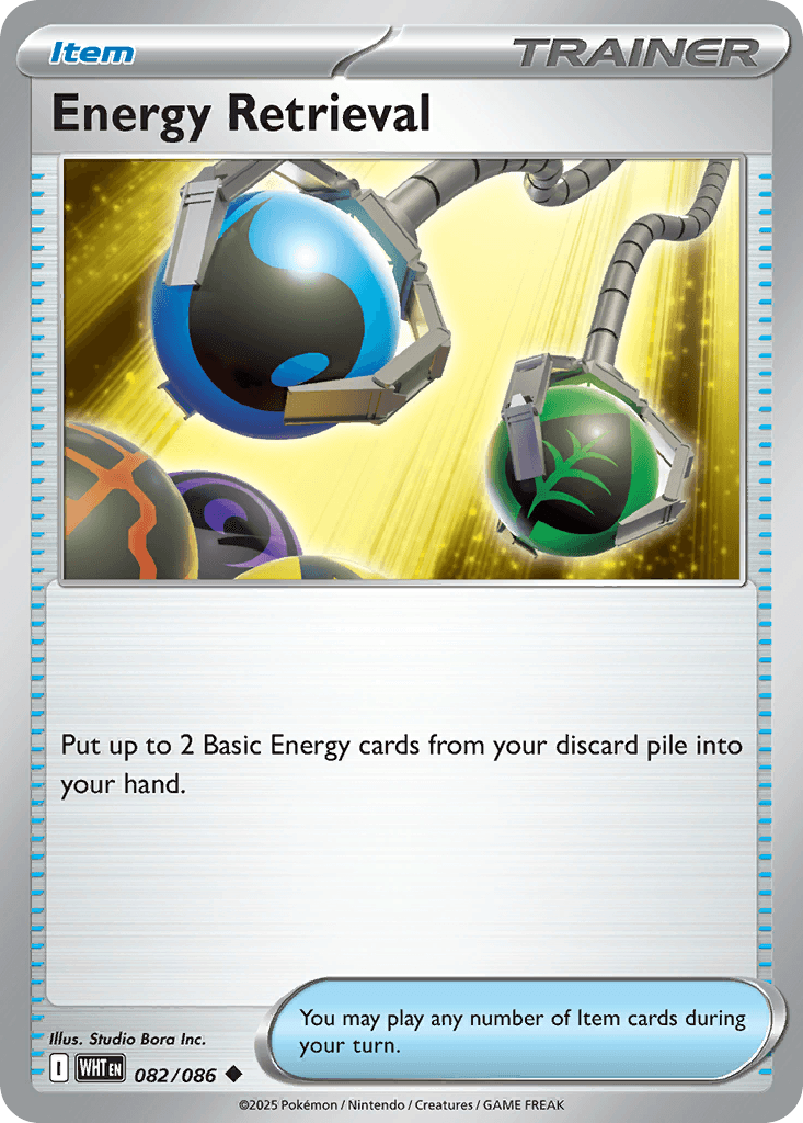 Energy Retrieval (White Flare) #82 card art