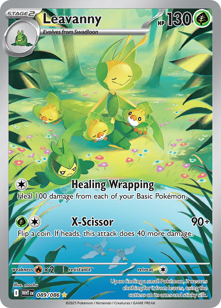 Leavanny (White Flare) #89 card art