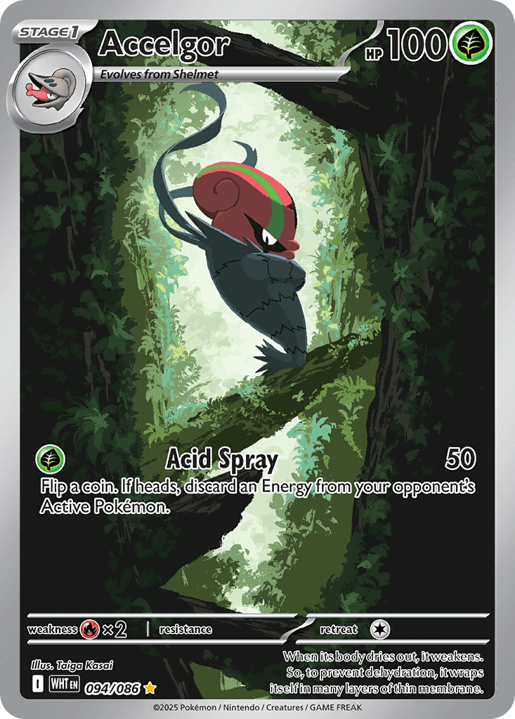 Accelgor (White Flare) #94 card art