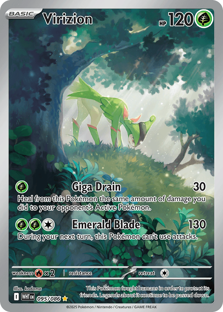 Virizion (White Flare) #95 card art