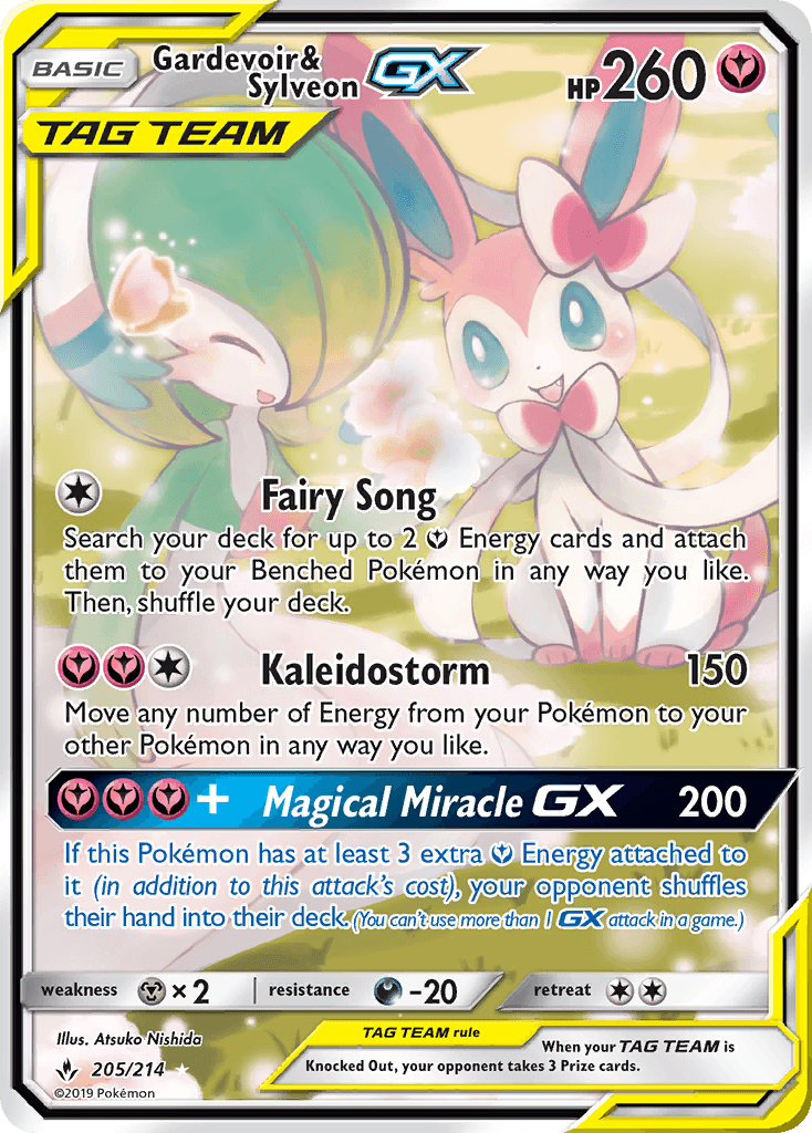 Gardevoir & Sylveon-GX (Unbroken Bonds) #205