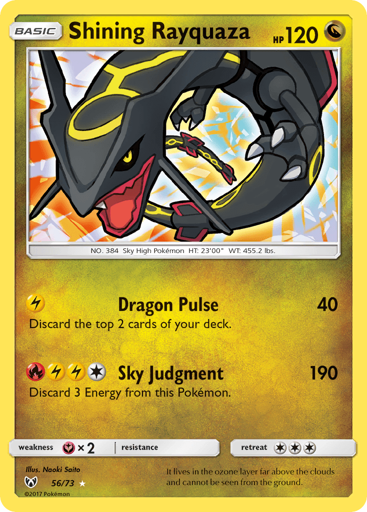 Shining Rayquaza (Shining Legends) #56