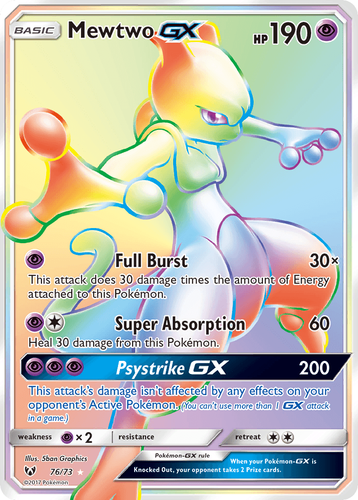 Mewtwo-GX (Shining Legends) #76
